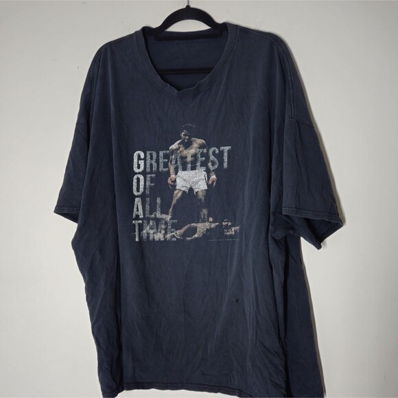 Vintage Muhammad Ali Greatest Of All Time T-Shirt Short Sleeve Boxing Sz 3XL - Picture 1 of 9